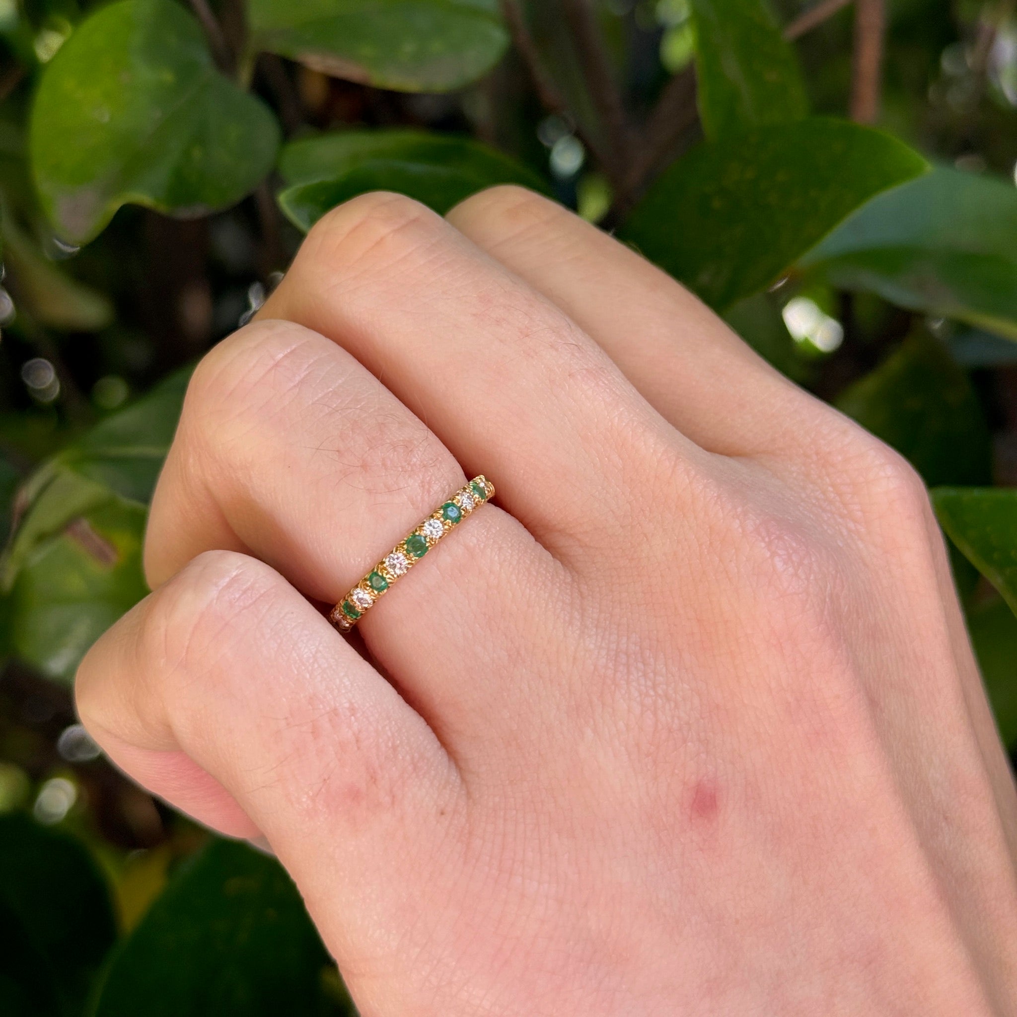 入荷予定商品の通販 Mejuri 14K Diamonds Line Ring（US 6号） 【公式 
