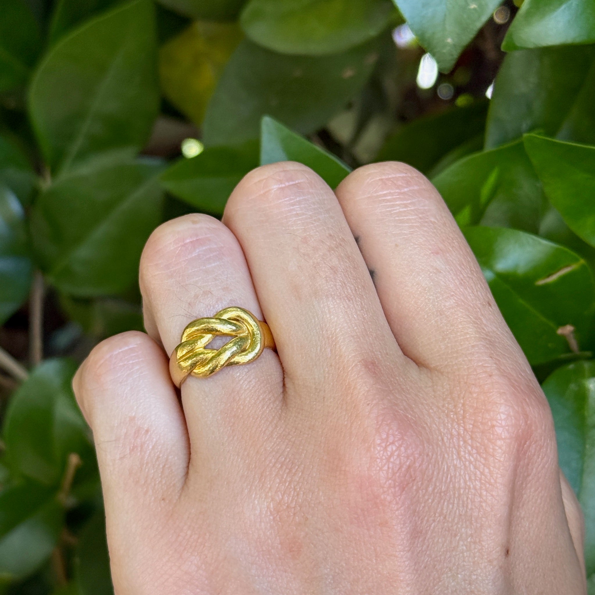 Knot Ring Lalaounis Ring Vintage 18K Yellow Gold Hercules